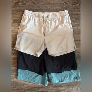 (3) Mens R.O.W. Right Of Way Jason Woven Shorts XL Extra Large